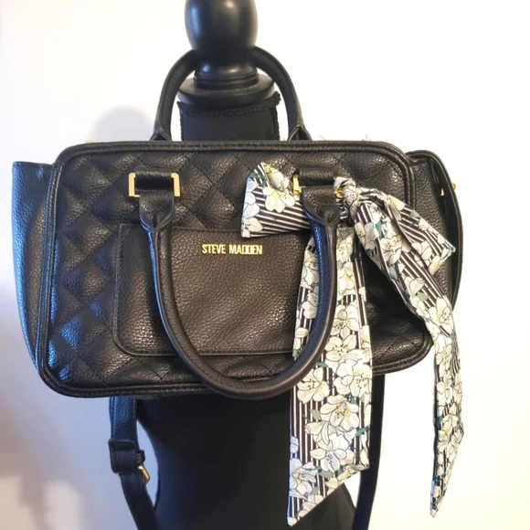 Steve Madden quilted satchel purse handbag - Picture 1 of 3